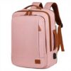 Modern Pink Laptop Backpack