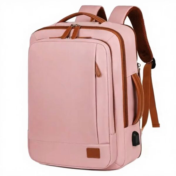 Modern Pink Laptop Backpack
